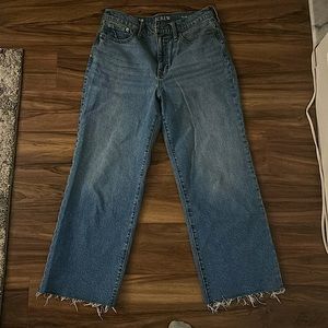 Slim Wide leg denim jeans